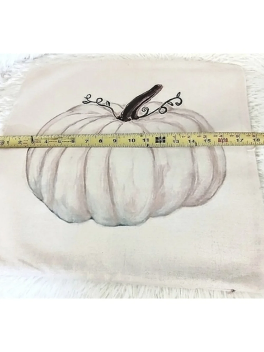 🎃🍁Neutral Pumpkin Accent Pillow Cover Home Holiday